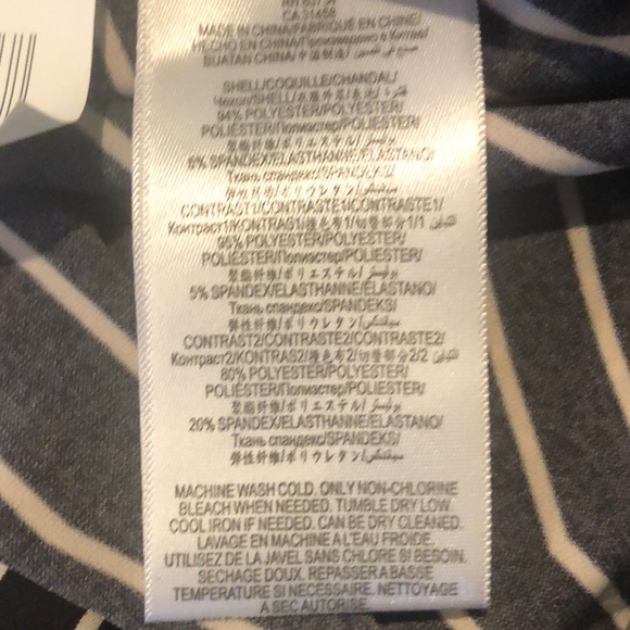 BCBGMAXAZRIA Ilana Striped Fit & Flare Dress XS - Picture 9 of 9